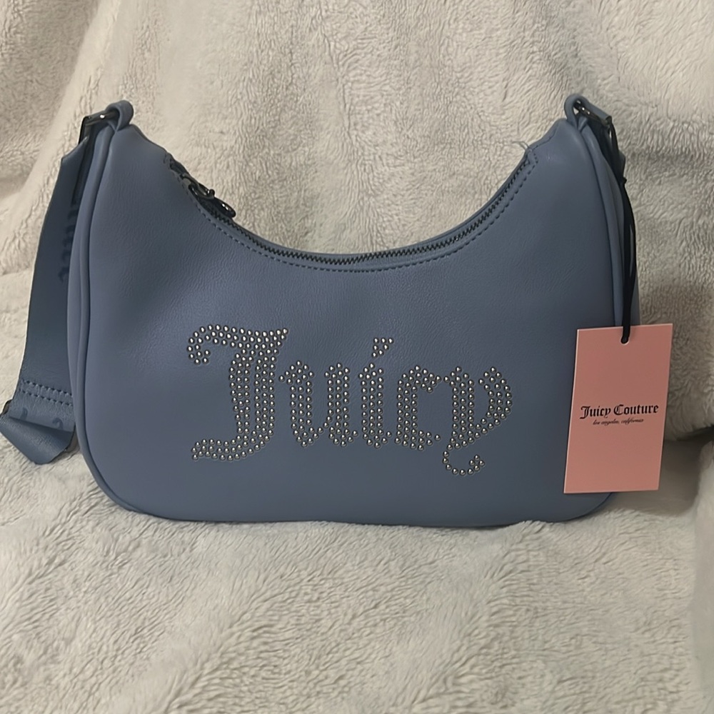 NWT Juicy couture slater blue obsession crossbody bag - Picture 4 of 10